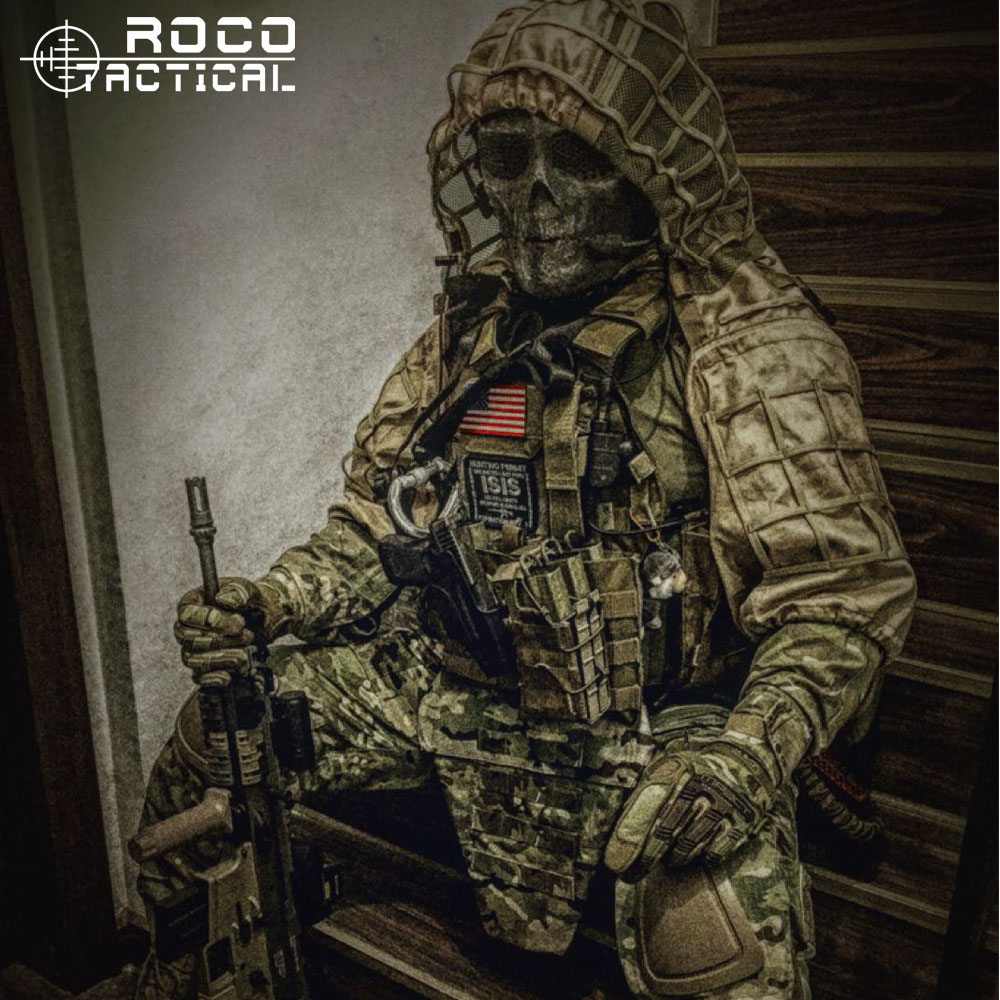 Ghillie Suit Woodland - ROCOTACTICAL Военный снайперский костюм с капюшоном