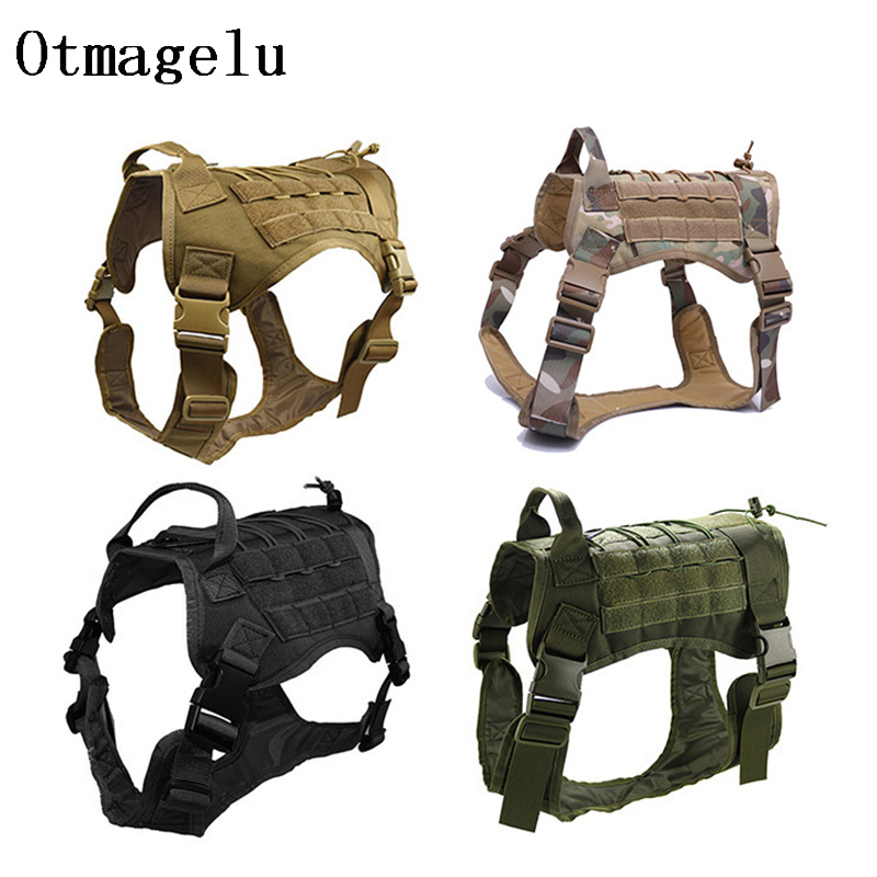 Outdoor Hunting Dogs - Нейлоновые жилеты-шлейки для собак: тактические комплекты