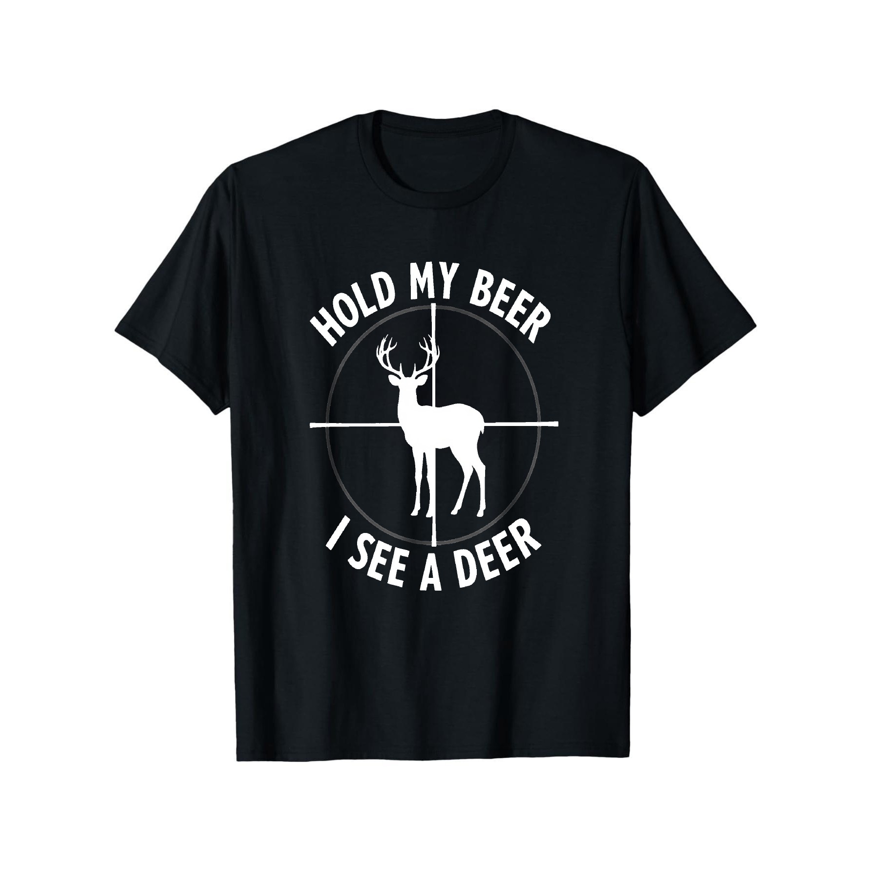 Outdoor Hunting Graphic Tees - Футболка с забавным принтом «Держи мою