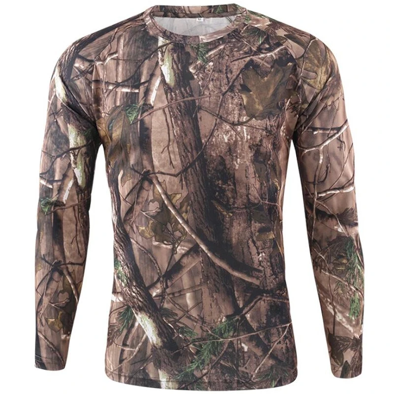 Hunting Outdoor Clothing Brands - Поп-камуфляжная футболка с длинным рукавом, уличная