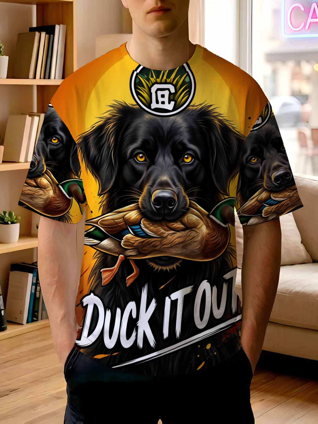 Outdoor Hunting Graphic Tees - Новая мужская футболка с принтом 2026