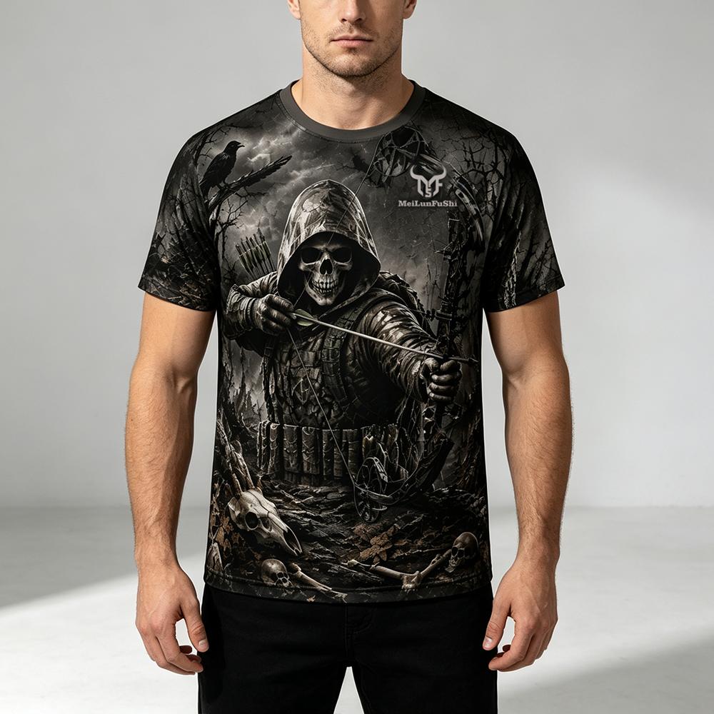 Футболка с 3D-принтом «Готичес – обзор и цена Outdoor Hunting Graphic Tees