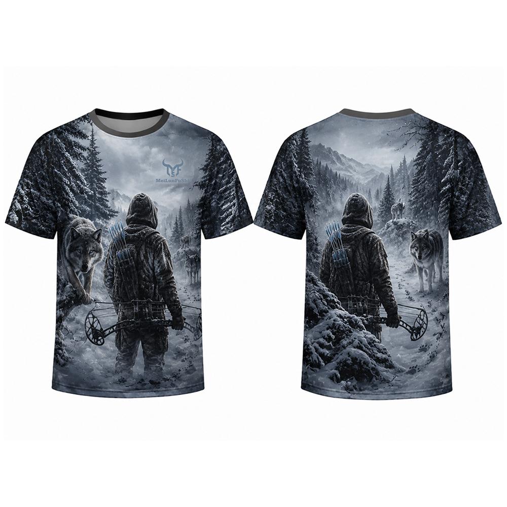 Футболка с 3D-принтом «Готичес – обзор и цена Outdoor Hunting Graphic Tees