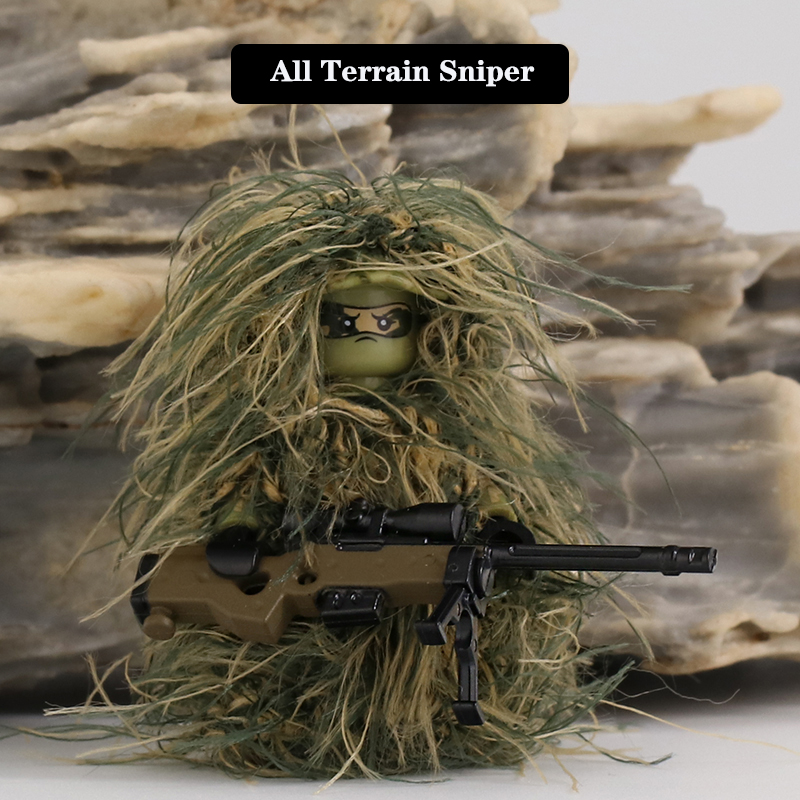 Военные фигурки солдат, констр – обзор и цена Ghillie Suit Woodland