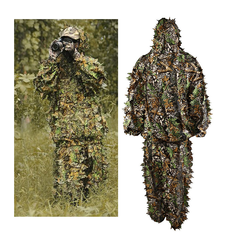 Мужской Женский Детский уличны – обзор и цена Ghillie Suit Woodland