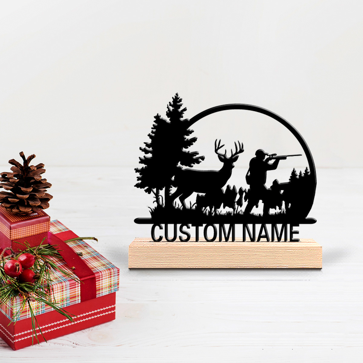 1 шт. Модная персонализированн – обзор и цена Hunting Outdoor Christmas Decorations