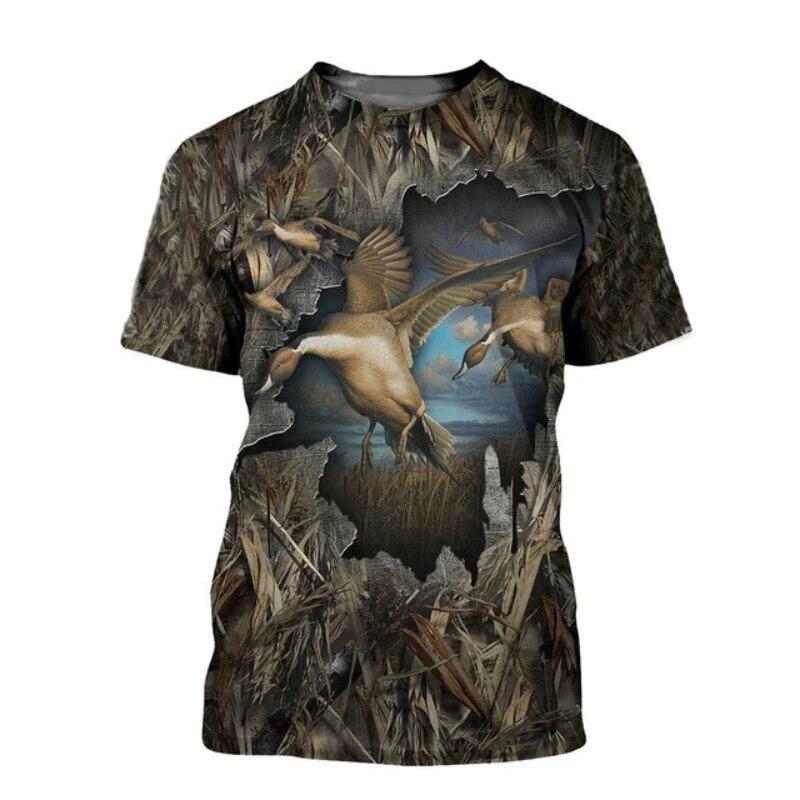 Мужская футболка с 3D-принтом  – обзор и цена Outdoor Hunting Graphic Tees