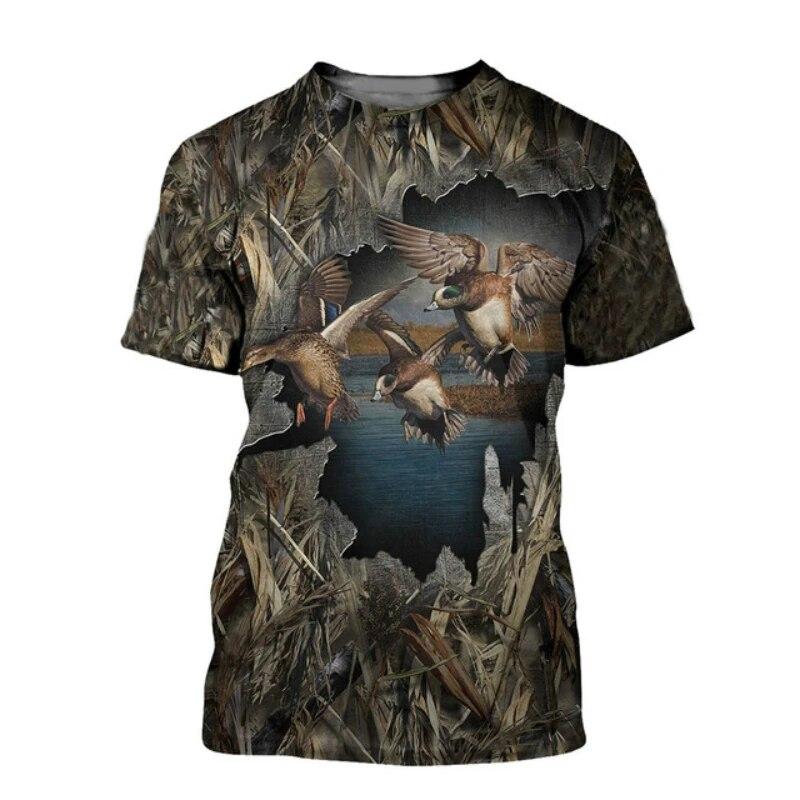Мужская футболка с 3D-принтом  – обзор и цена Outdoor Hunting Graphic Tees