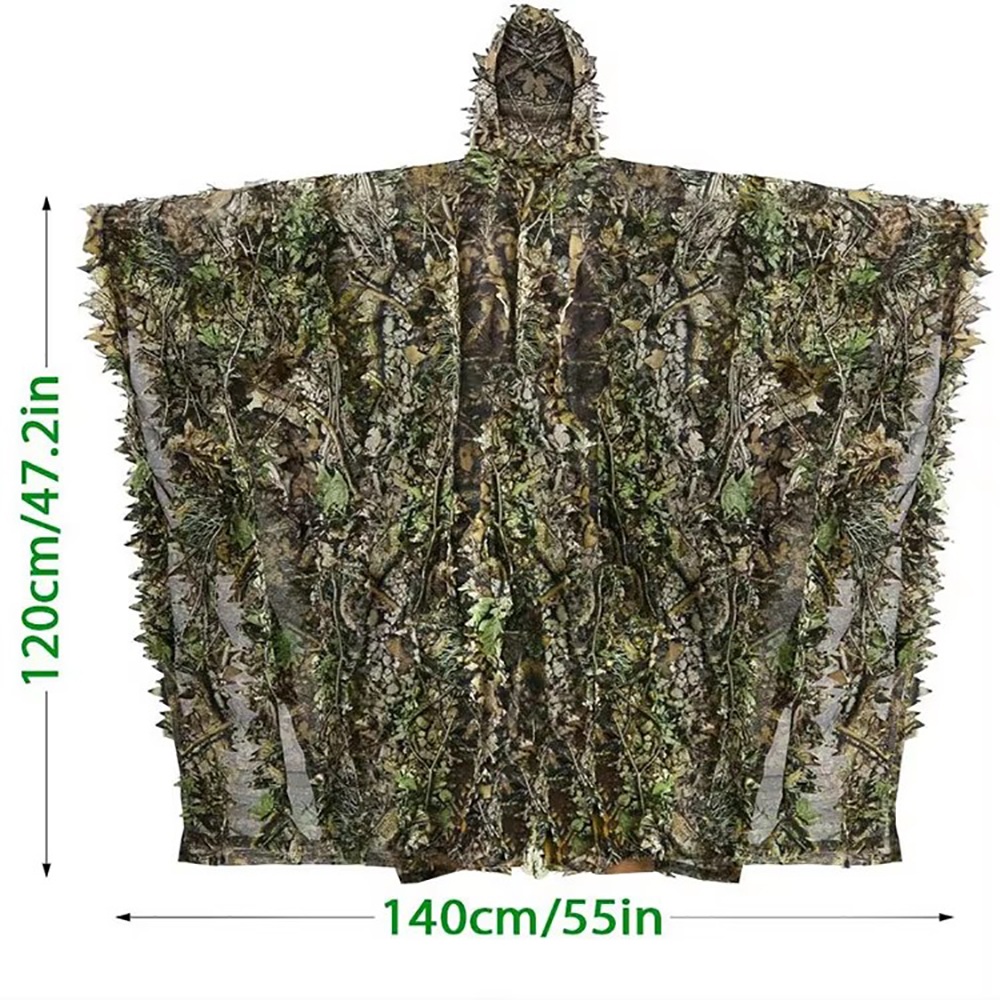 Камуфляжное пончо для охоты с  – обзор и цена Ghillie Suit Woodland